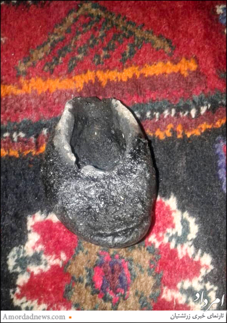 سفال قدیمی که از آن برای درست کردن سرمه بهره می‌برند