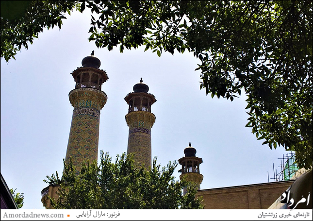 مناره‌های مسجد سپهسالار