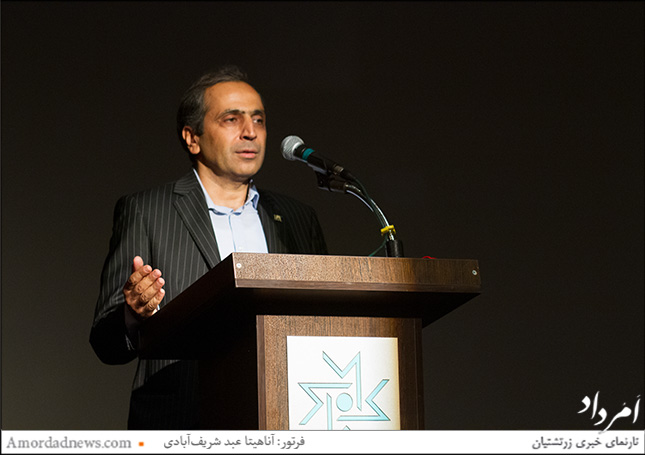 حمیدرضا افشاری، دبیر انجمن فرهنگی افراز، برگزارکننده‌ی برنامه‌ی یادی از اخوان‌ثالث،