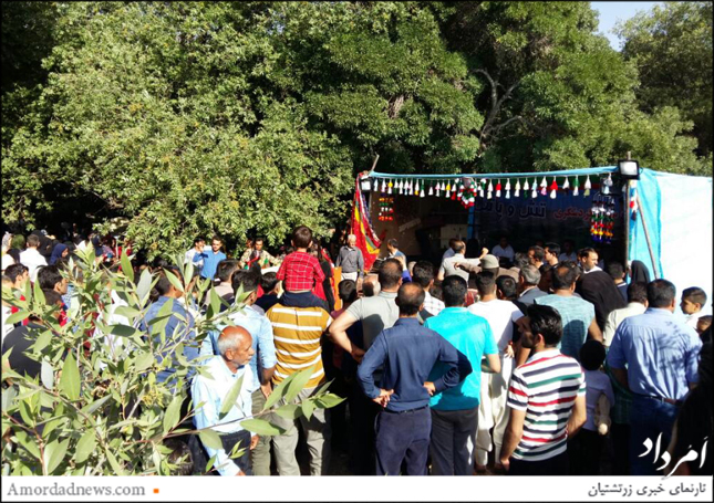 مردم استان‌های گوناگون در جشنواره‌ی تش و پاتیل شرکت کردند