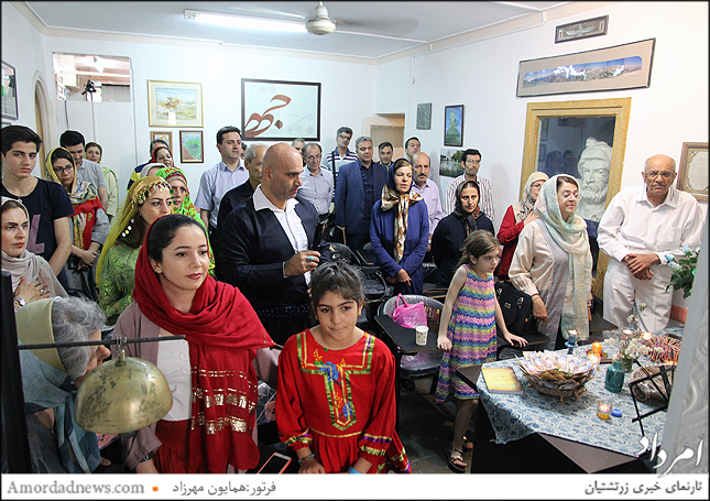 آغاز جشن تیرگان با سرود میهنی ای ایران