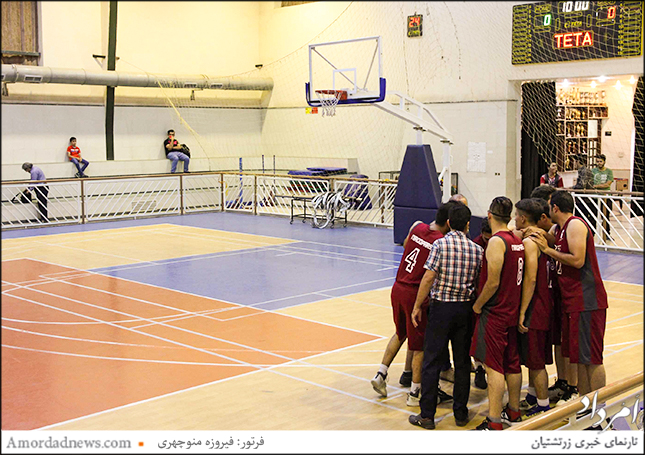 تیم سازمان و باشگاه جوانان زرتشتی یزد در پیکارهای بسکتبال جام رمضان