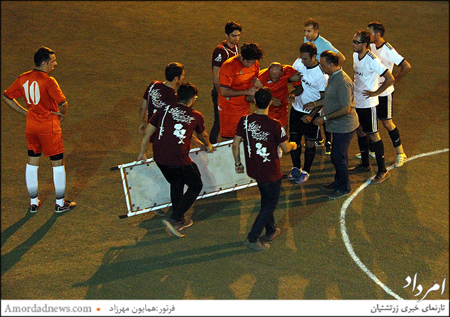 آرمان تفت و توابع (2) هفت بر یک تیم منتخب را برد