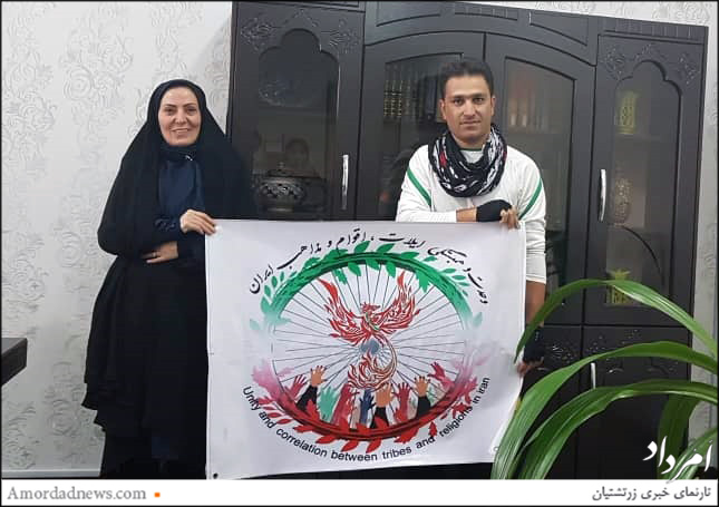 دیدار دوچرخه‌سوار خوزستانی با فخرالسادات خامسی، مدیرکل امور بانوان و خانواده استانداری یزد