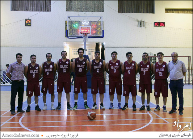 تیم بسکتبال سازمان جوانان زرتشتی یزد قهرمان شد