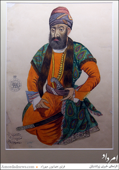 تنها نقاشی کریمخان خان زند در موزه دوره دوره اسلامی