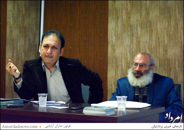 مسعود صفاریان و دکتر مهرداد میرسنجری استاد دانشگاه