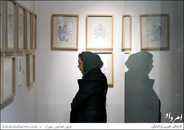  آثار هنرمند زنده یاد شاعر،  نوازنده و نقاش محمود مهابادی  