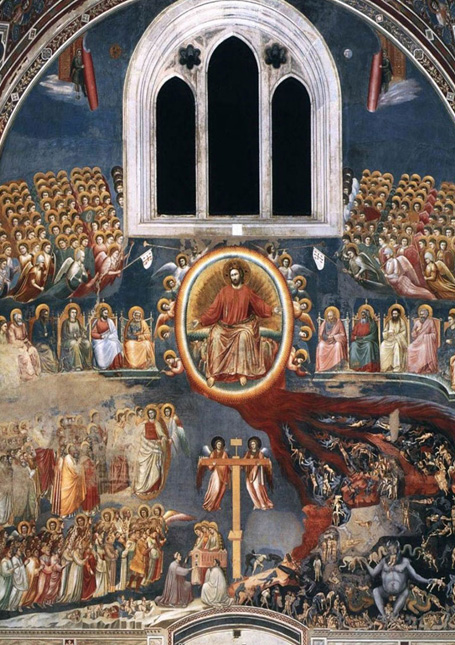 تابلو روز قیامت به هنرمندنی جوتو (Giotto) 1306