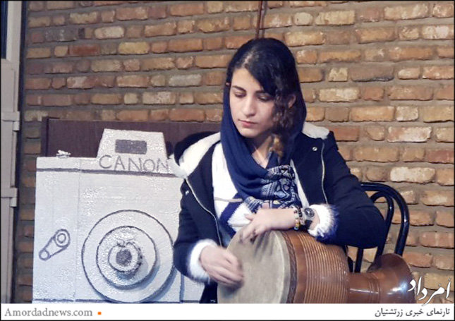 درسا بزرگ‌چمی، نوازنده ضرب