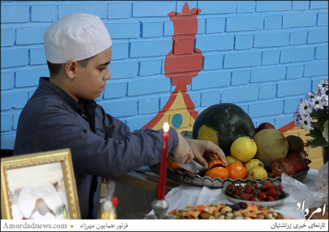 آرین جمشیدی همیاری با موبد کرد