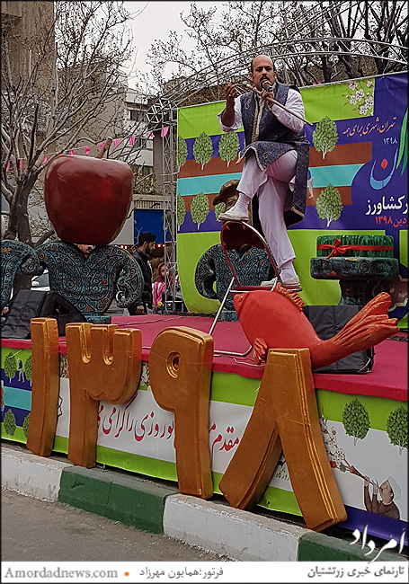 نقال محسن میرزاعلی داستان پیکار گردآفرید و سهراب را نقل کرد
