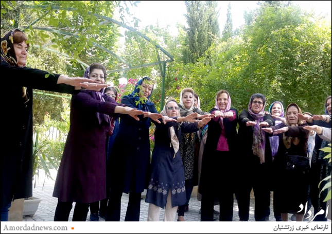بانوان طرح حساس پیک‌نیک ورزشی در آدریان بزرگ تهران، برگزار کردند