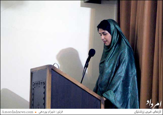  ناهید افتخاری مجری مراسم سدره‌پوشی