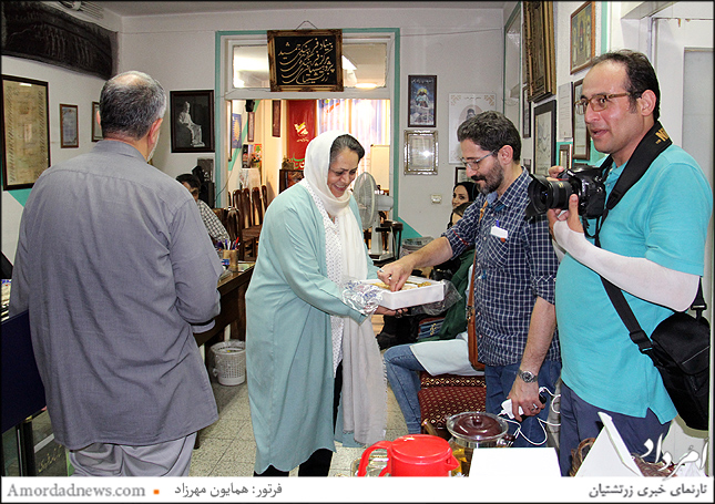 احمد مسجد جامعی از بنیاد فرهنگی جمشید نیز بازدید کرد
