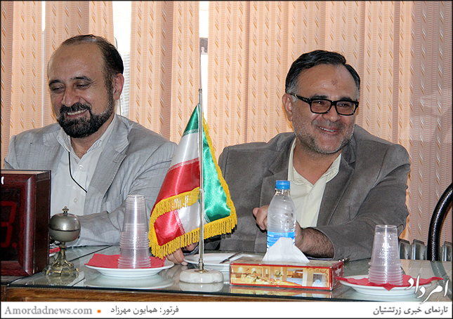 چهره از راست: سید مجتبی میردهقان اشکوذری، علی علی‌پور 