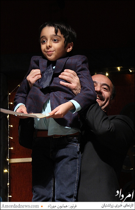 آرتین فلاحتی کوچکترین شرکت کننده شش ساله شایسته سپاسداری