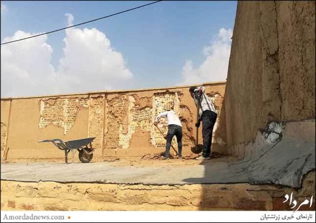 مرمت حمام مشیر، از سوی دلسوزان میراث داراب 11 11