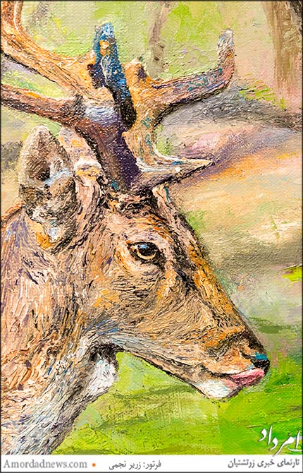 &laquo;گوزن زرد ایرانی&raquo;، اثر شمس خلیلی