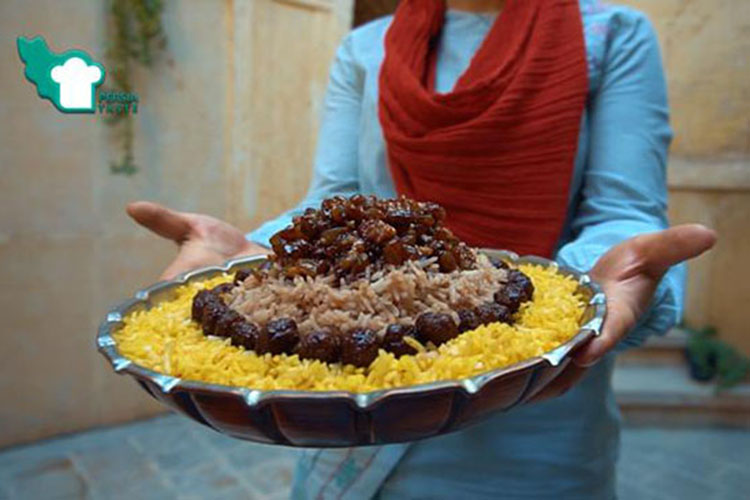 خوراک غم بر پلو شیرازی که به سازمان جهانی جهانگردی راه یافته است