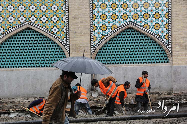 بازسازی وزیرسازی خیابان پامنار 1394 خورشیدی