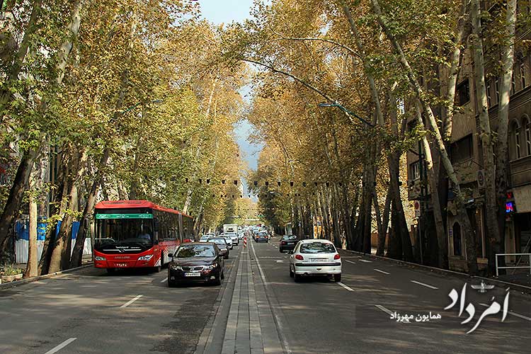 خیابان ولیعصر شمالی تهران