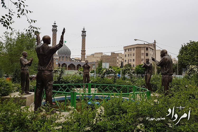 مسجد بهشتی میدان نبرد محله سلیمانیه