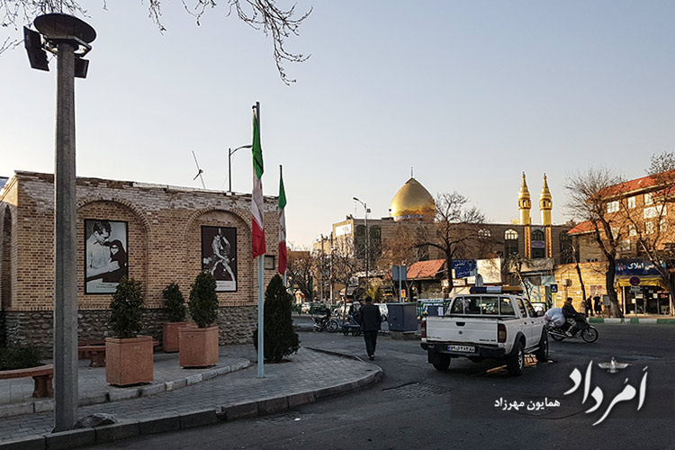 سه راه مولوی و تختی محل زورخانه کردان اولین محل تمرین کشتی تختی در نوجوانی