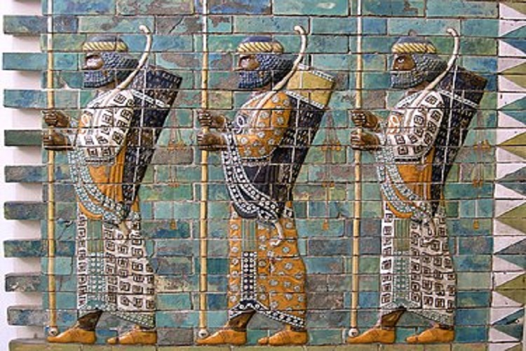 Persian warriors from Berlin Museum