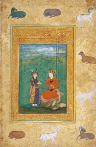 23 Abul Hasan. Shah Abbas I Of Iran Attended By a Page. Aga Khan Museum Geneva