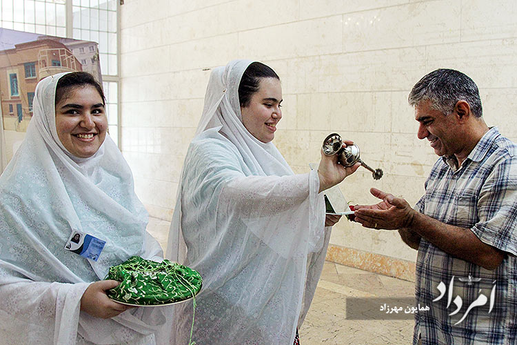 آیین سدرهپوشی همگانی اردوی چهلوپنج دانشآموزی 3 3 14