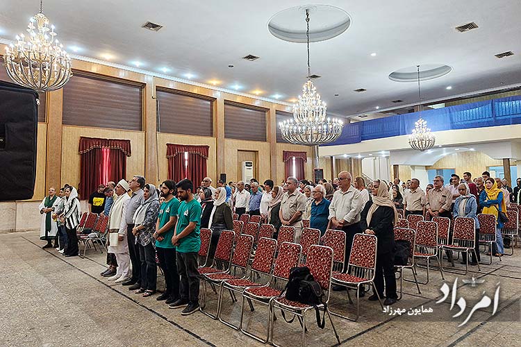 آیین سدرهپوشی همگانی اردوی چهلوپنج دانشآموزی 6 6 15