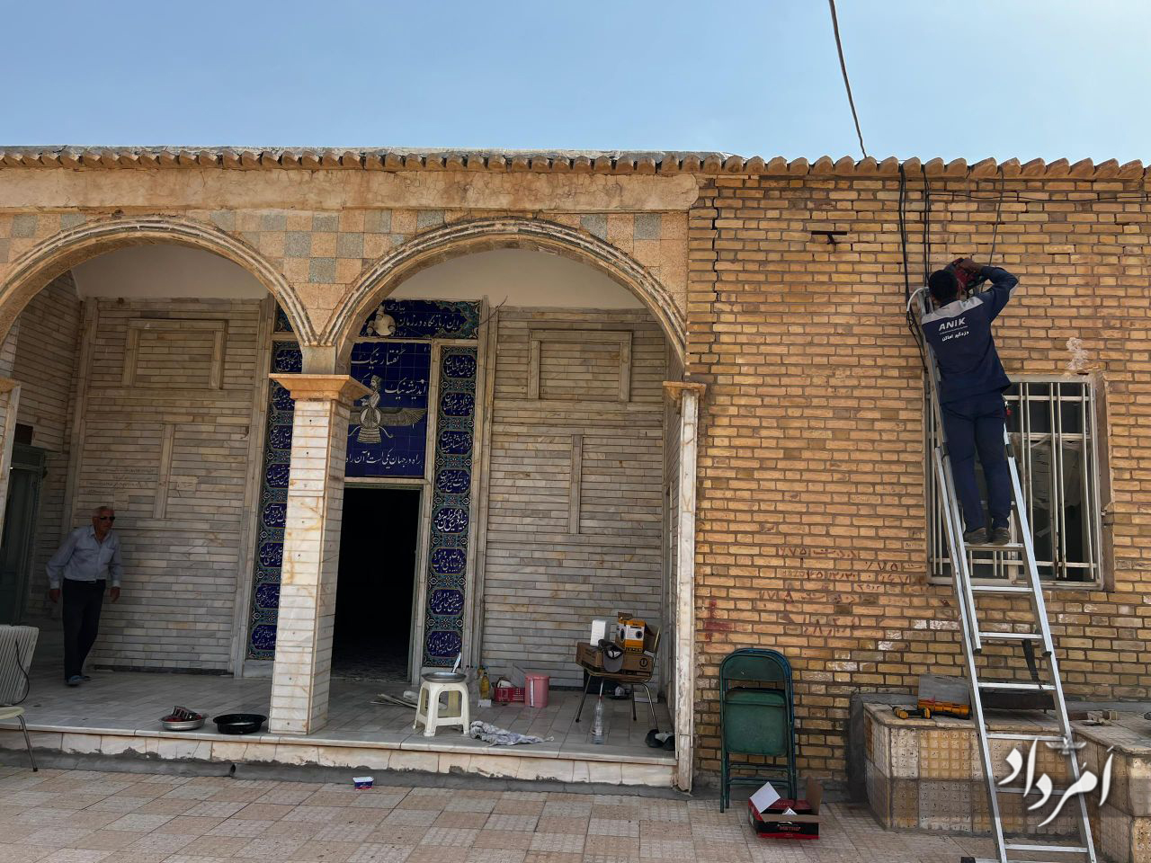 نصب و راه‌اندازی تجهیزات صوتی در زیارتگاه پارس بانو – عقدا1