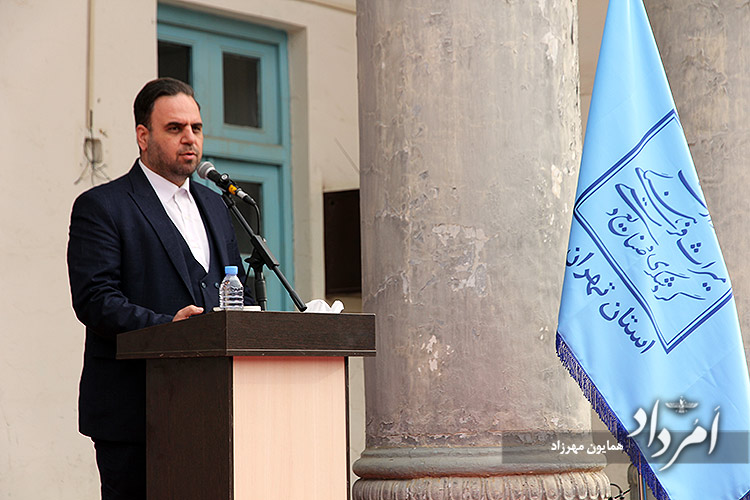 نواختن زنگ مهر دبیرستان ماندگار انوشیروان بهدست وزیر میراث فرهنگی 15 14 30