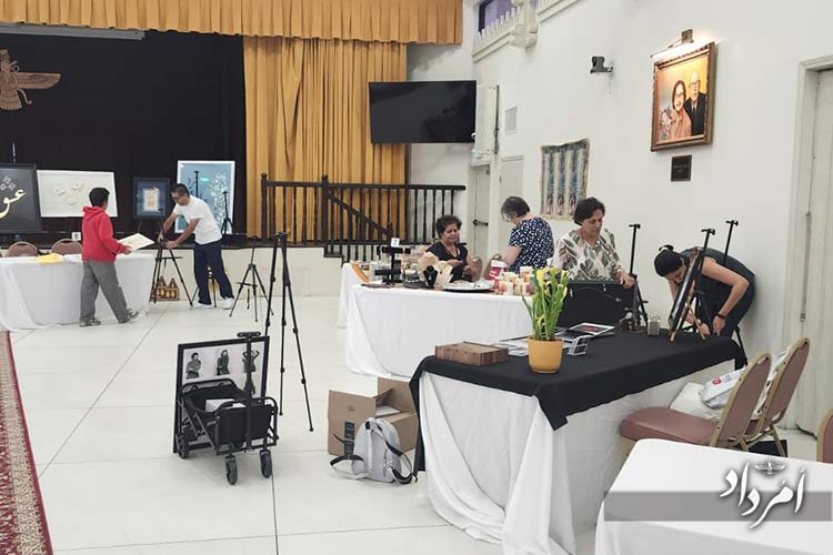 برپایی نمایشگاهی از دستساختههای هنری در مرکز زرتشتیان ارنج کانتی 2 8305bc02 609e 4787 a47b 47efc558f088