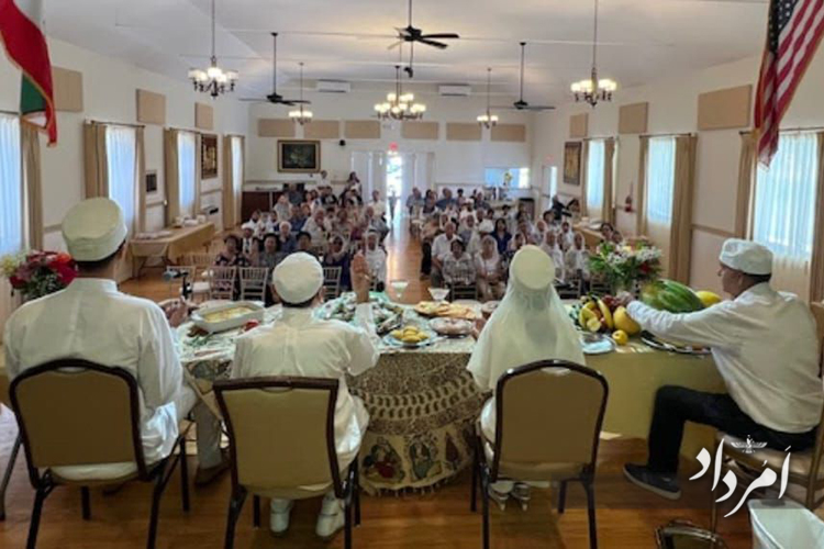 آیین گهنبار چهره پیتهشهیم گاه در مرکز زرتشتیان سندیگو 2 سن دیگو 1