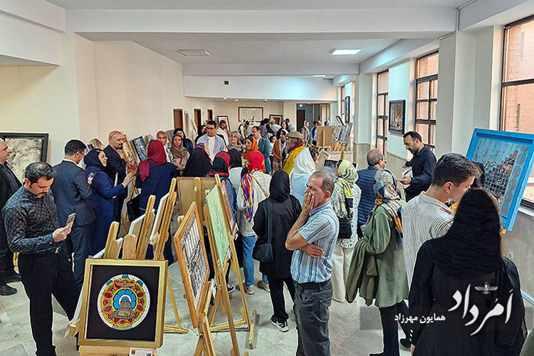 کوروش از نگاه هنرمندان در نمایشگاه کوروش بزرگ، میراث مهربانی و مدارا 2 1 103