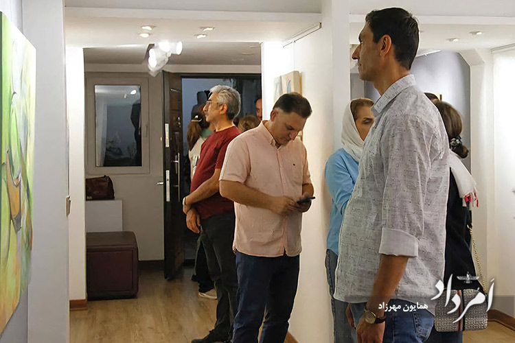 نگاهی به نمایشگاه نقاشی آزیتا امجد با نام مهر اَمِرِتات 13 13 23