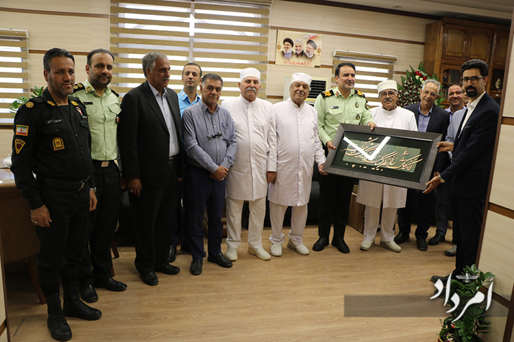 دیدار انجمنهای زرتشتیان یزد با فرماندهان نیروی انتظامی استان یزد 14 16 20