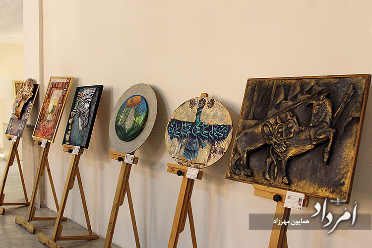 کوروش از نگاه هنرمندان در نمایشگاه کوروش بزرگ، میراث مهربانی و مدارا 27 19 29