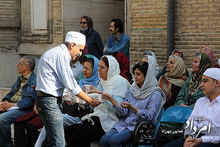 خوانش اوستای آبزور جشن آبانگان در آتشکده تهران 29 29 21