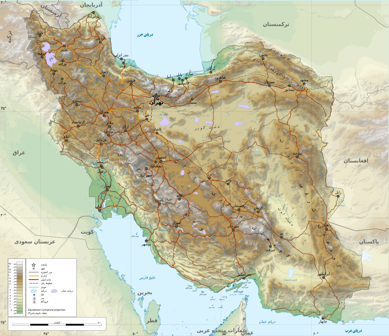 Iran geographic map.svg