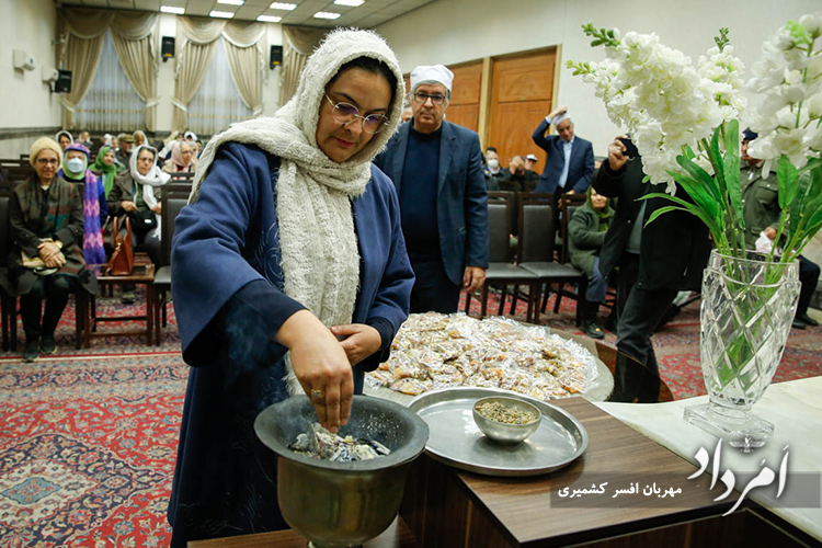 آیین آفرینگانخوانی درگذشت اشوزرتشت در تالار ایرج تهران 19 29 14
