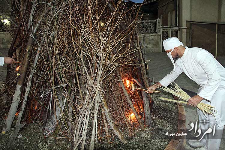 آتشافروزی آیین جهانی سده در آتشکده تهران 21 28 8