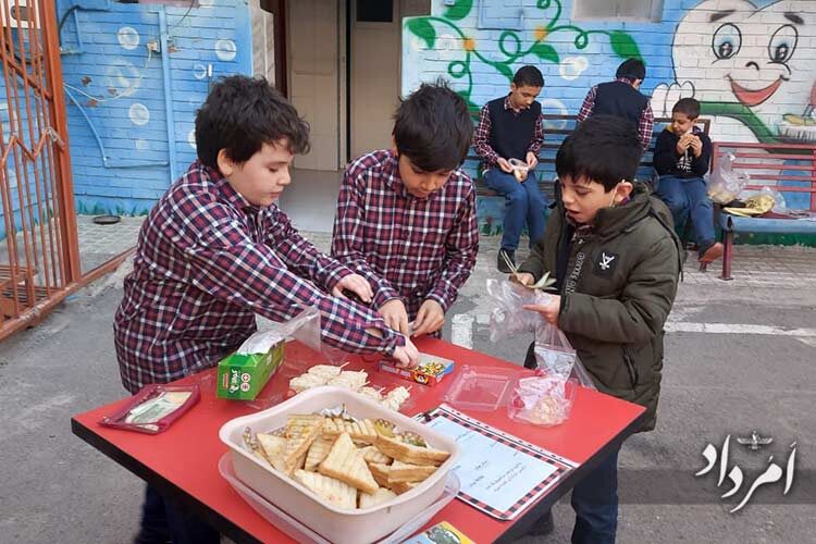 دبستان جمشیدجم - جشنواره غذا