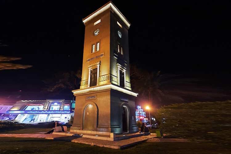 اجرای نور پردازی برج ساعت مارکار