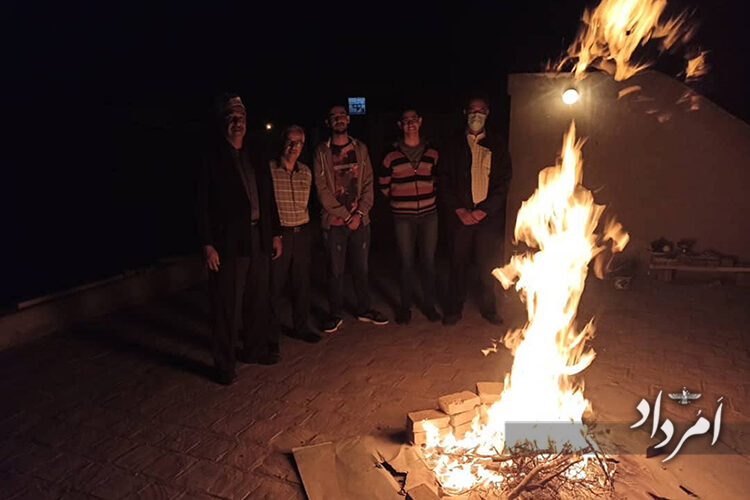 سفره هفت سین و آتش پشت بام دربمهر کوجه بیوک زحمت شما