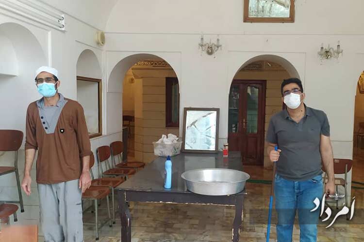 پاکسازی نوروزی آتشکده نصرت آباد