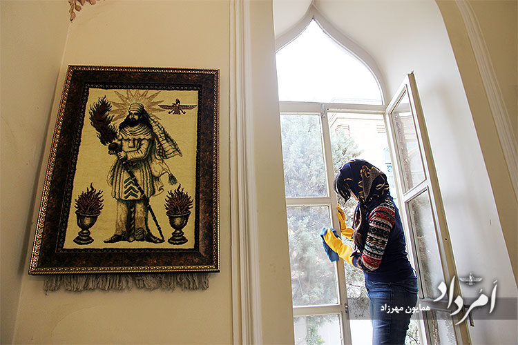 پاکسازی نوروزی آتشکده تهران