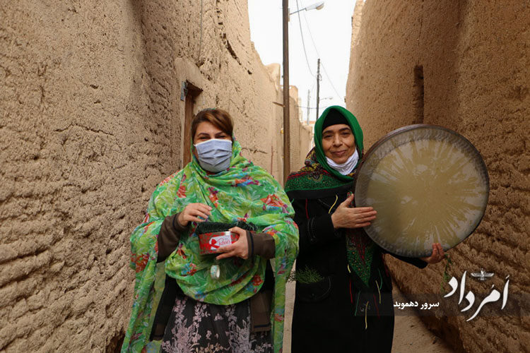 جشن شب چله در خرمشاه یزد